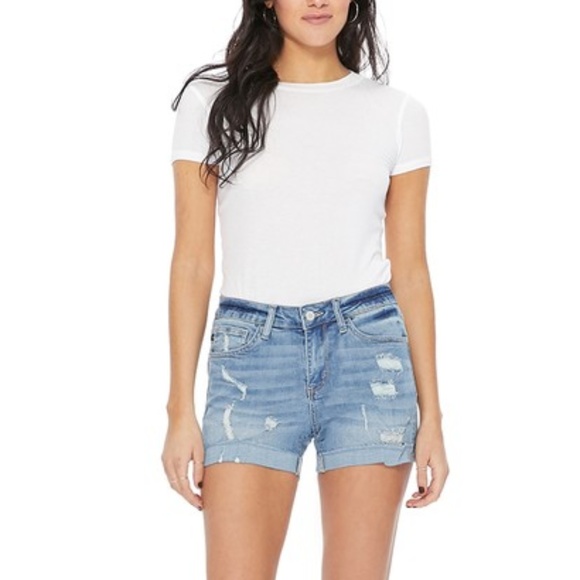 judy blue distressed shorts